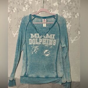 Cute Miami Dolphins Long Sleeve Top